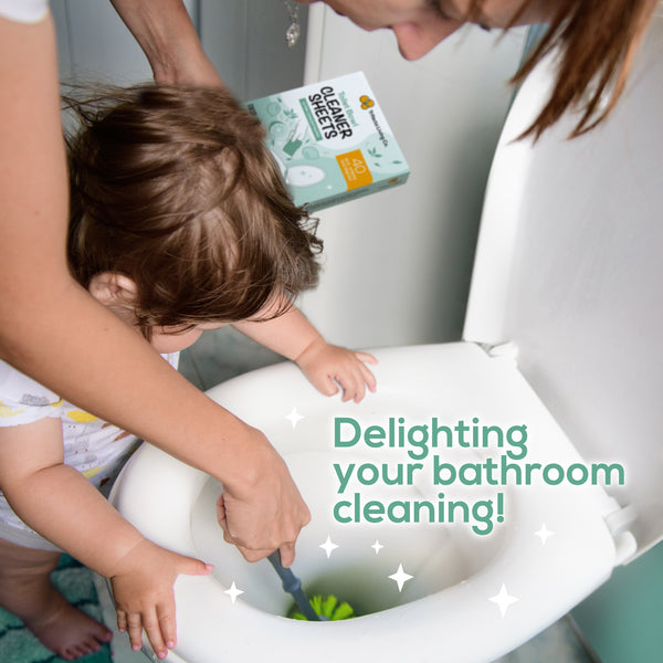 Toilet Bowl Cleaner - Effortless Sheets Revolutionize Toilet Cleaning